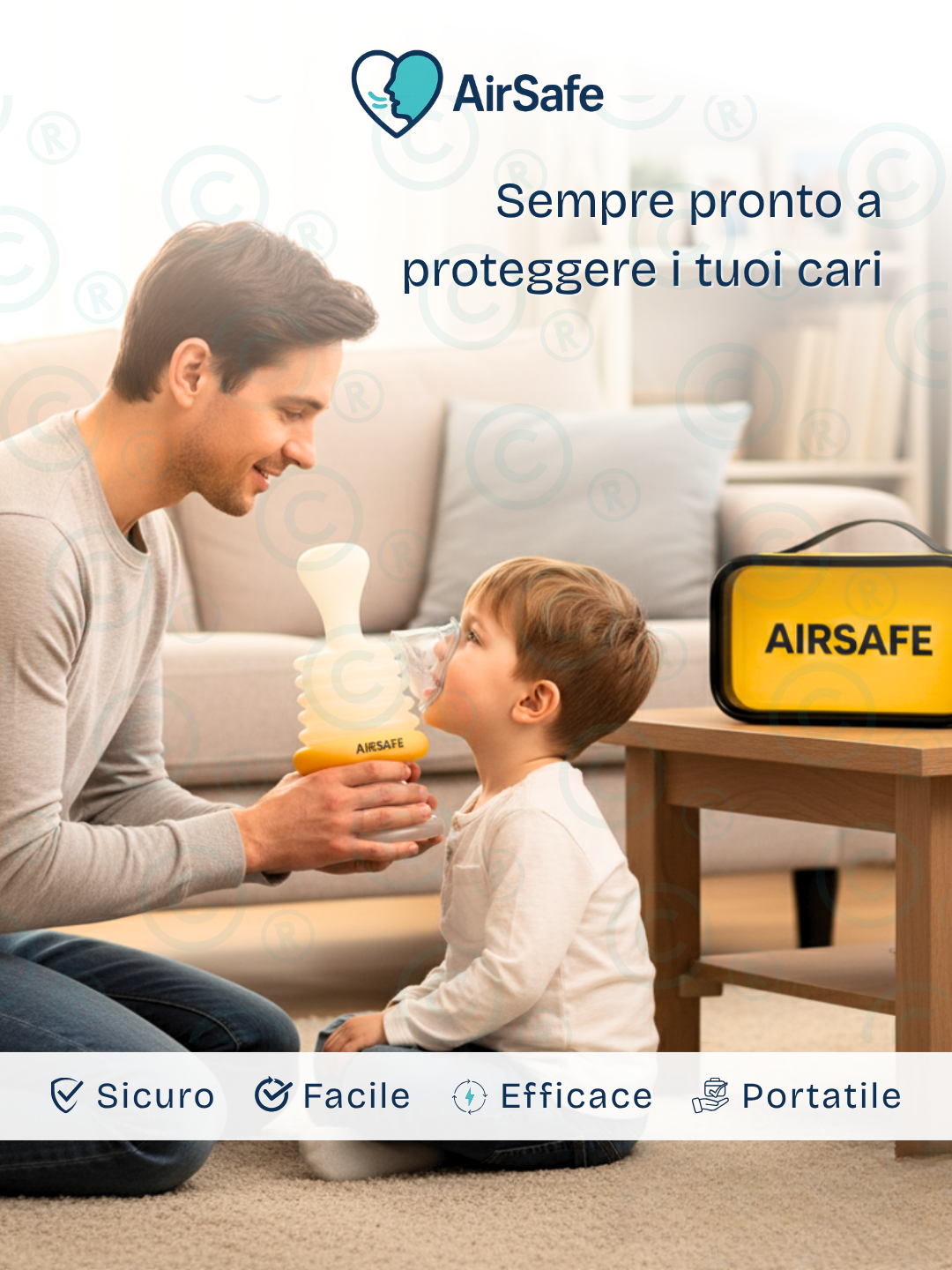 Dispositivo anticsoffocamento AirSafe