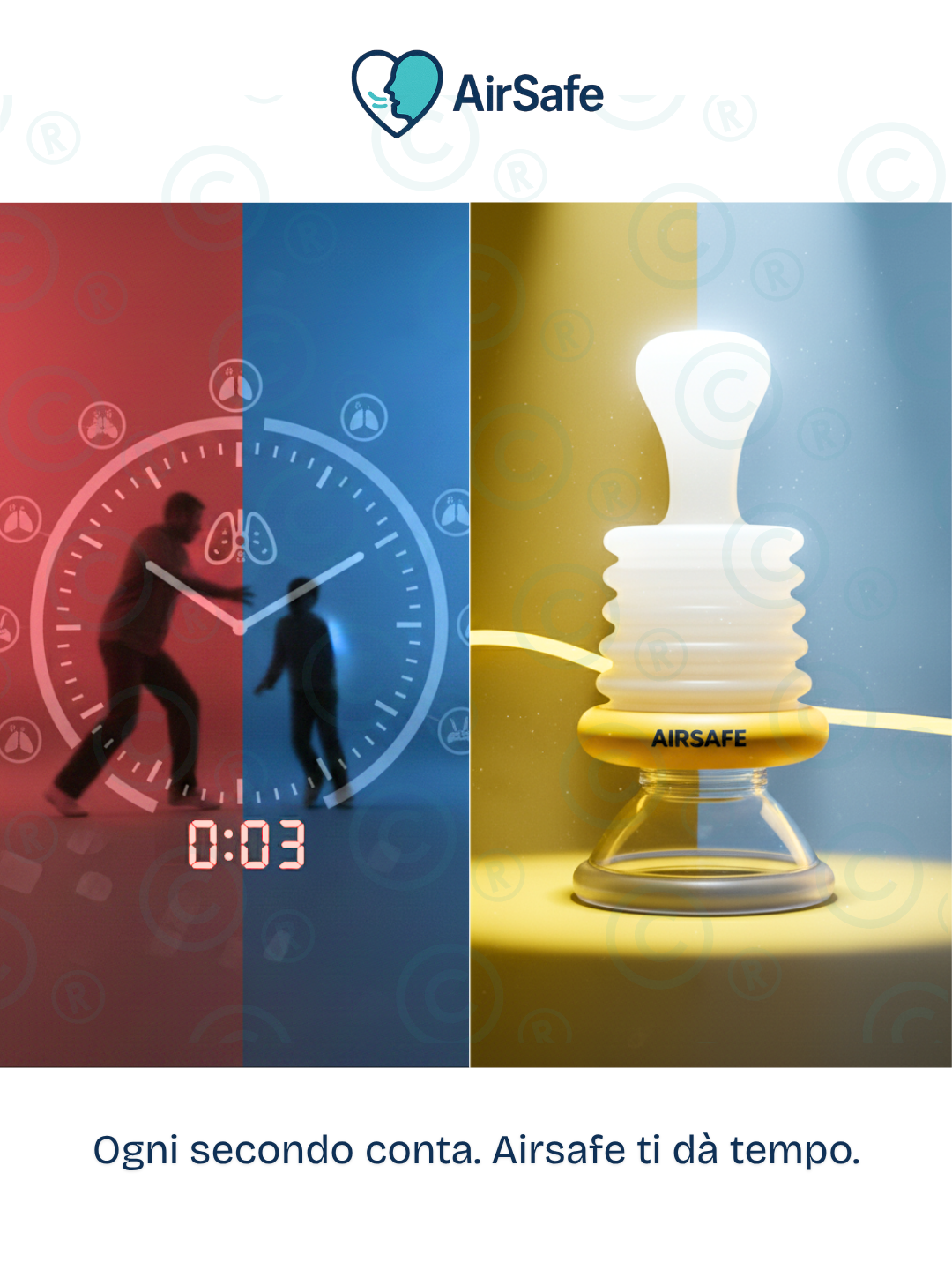 Dispositivo anticsoffocamento AirSafe