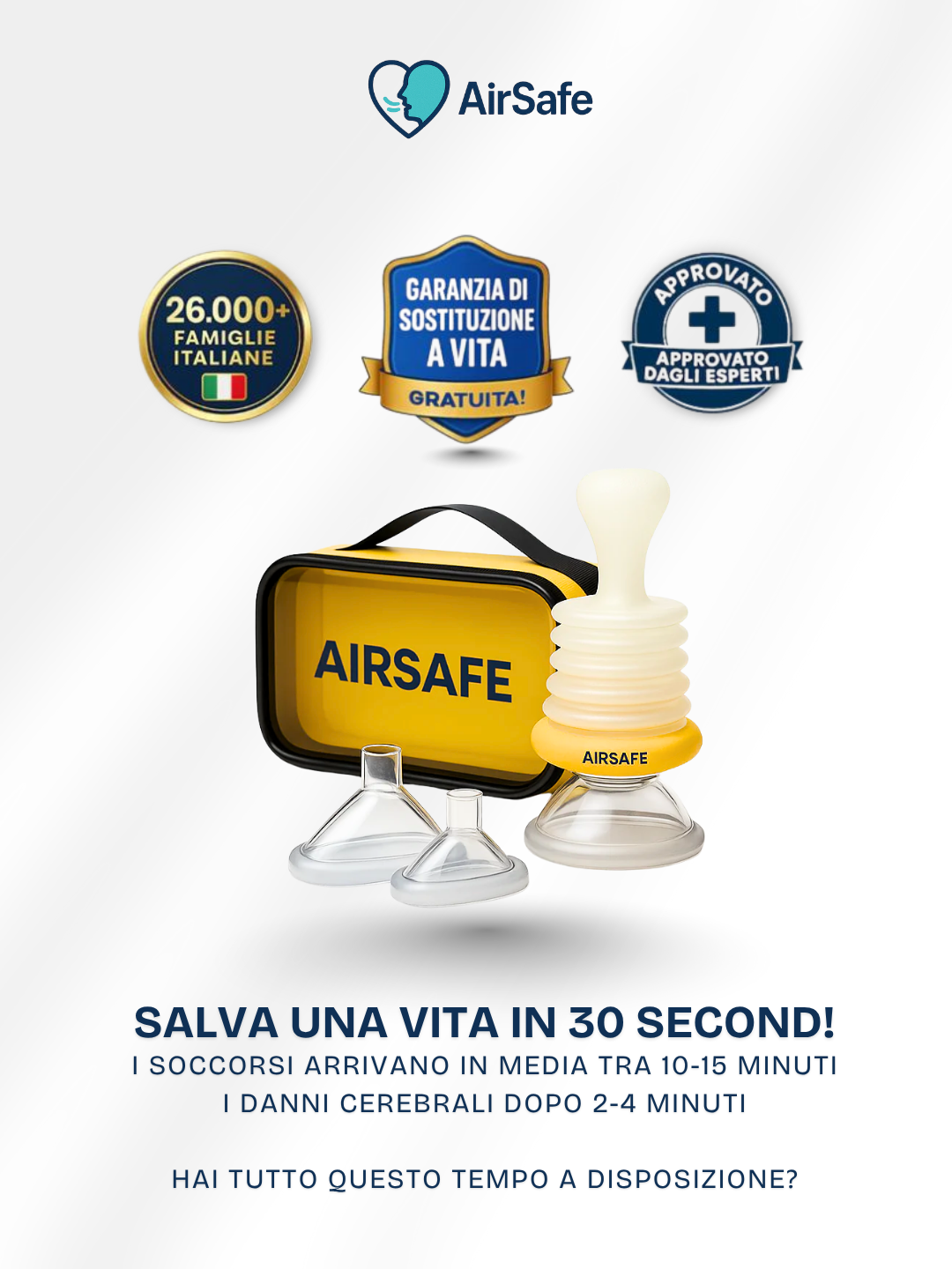Dispositivo anticsoffocamento AirSafe