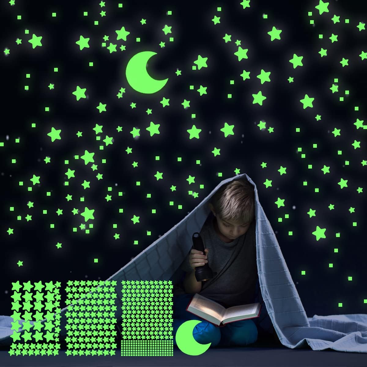 50+ stelle fluorescenti