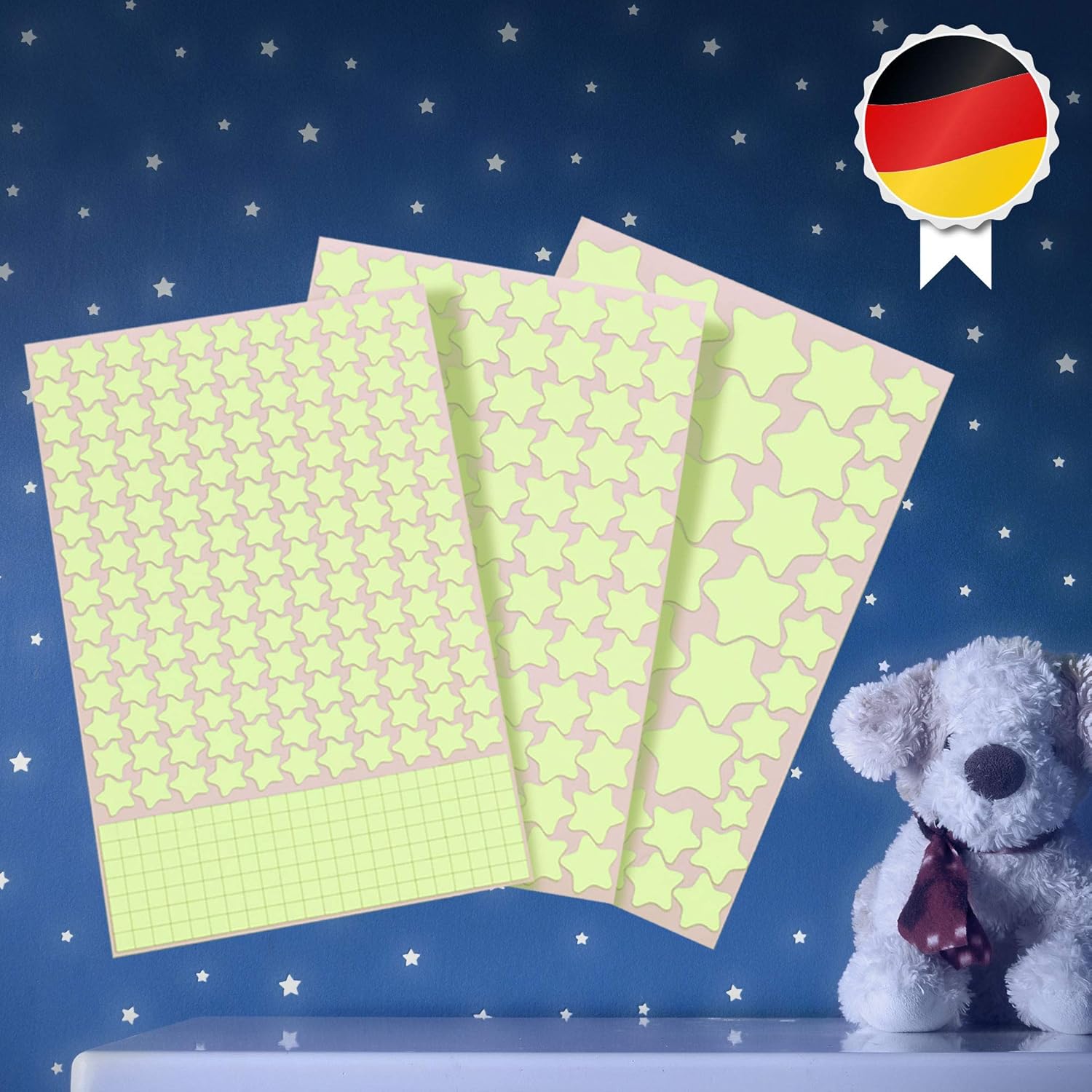 50+ stelle fluorescenti
