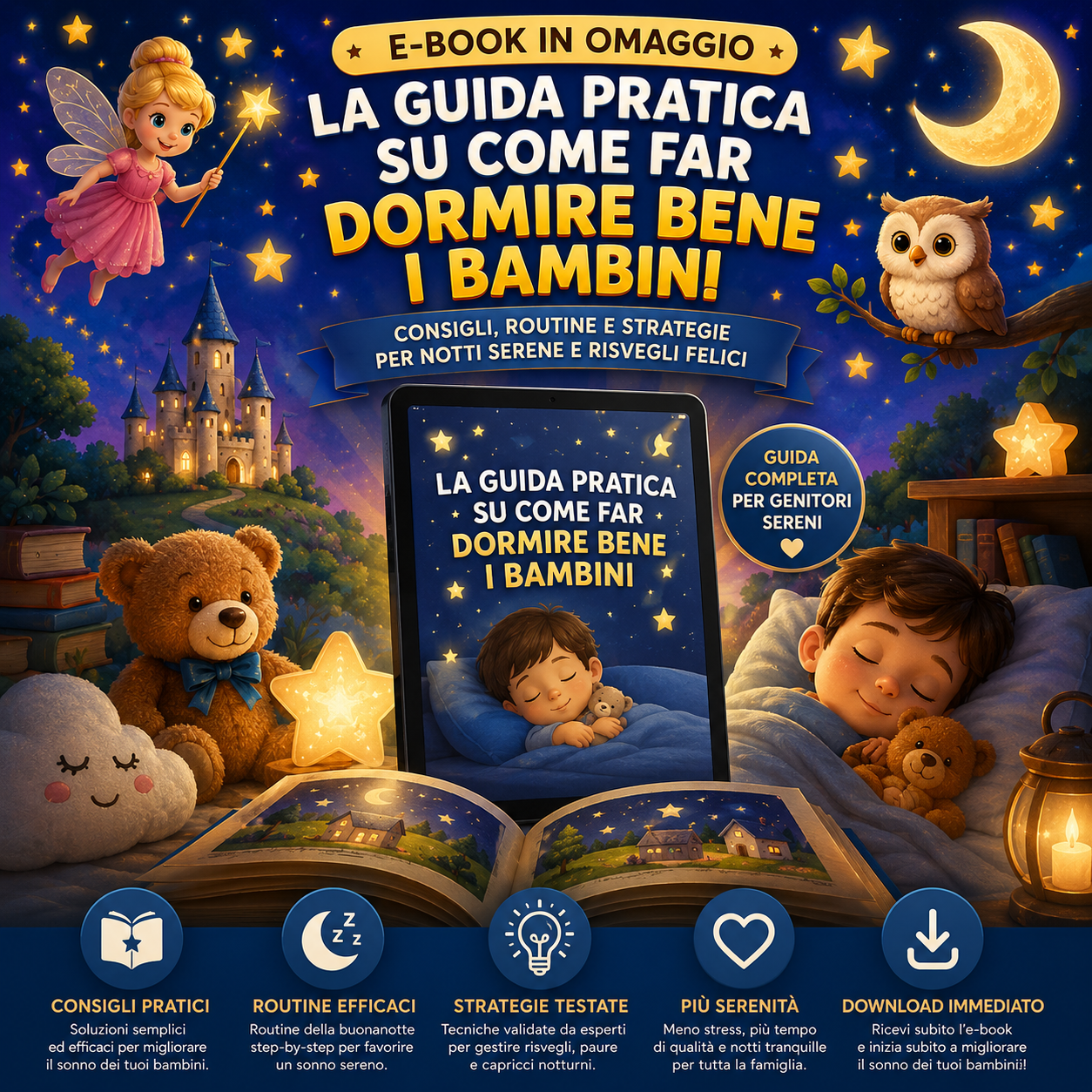 E-book su come far dormire i bambini